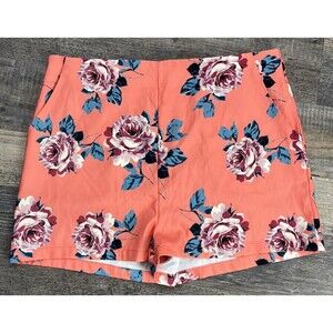 Women’s Floral Shorts Summer Haze Size XL Tropical Beach Vacation